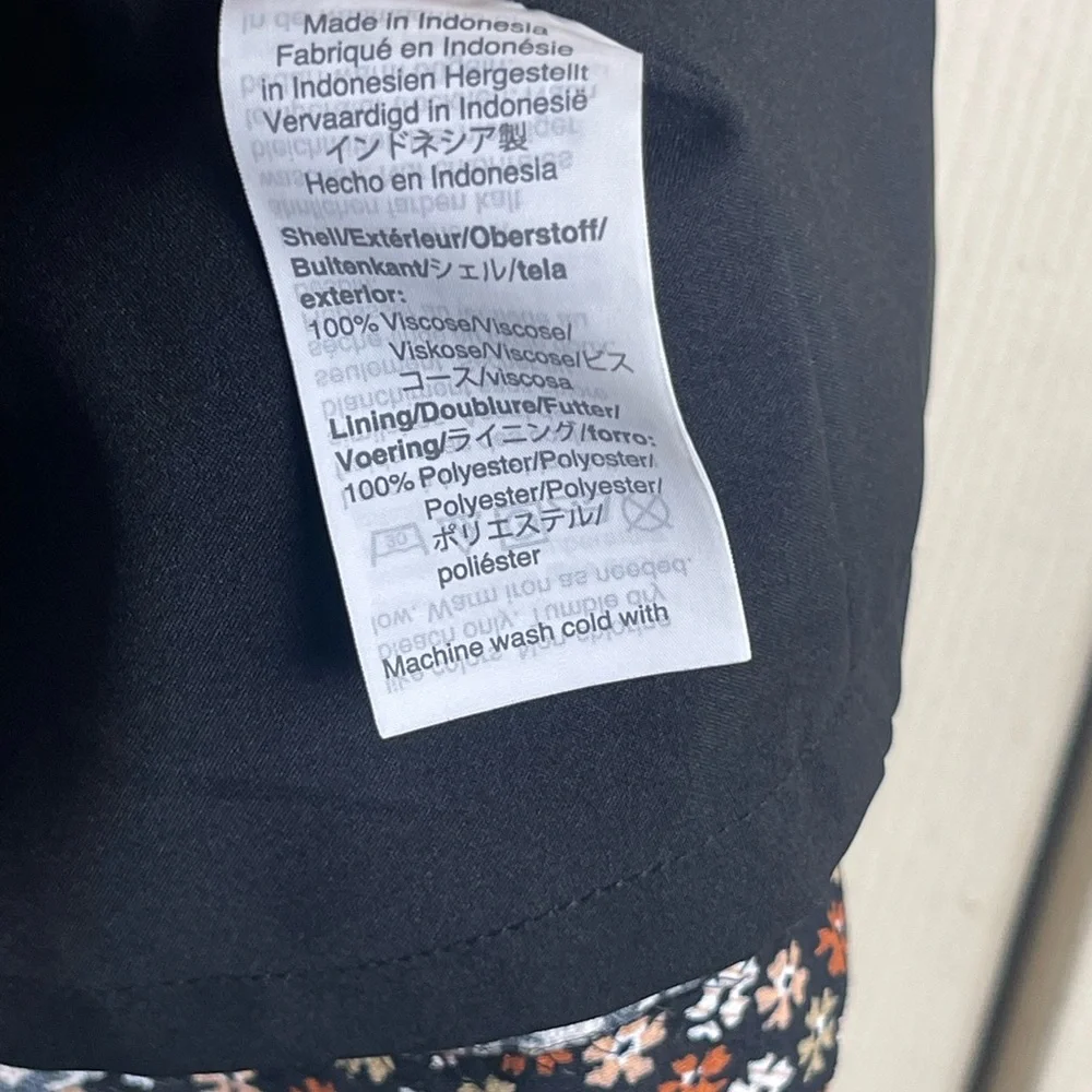 Madewell Button Down Cami Petite Blooms Size 2 #K2786 - Picture 11 of 11